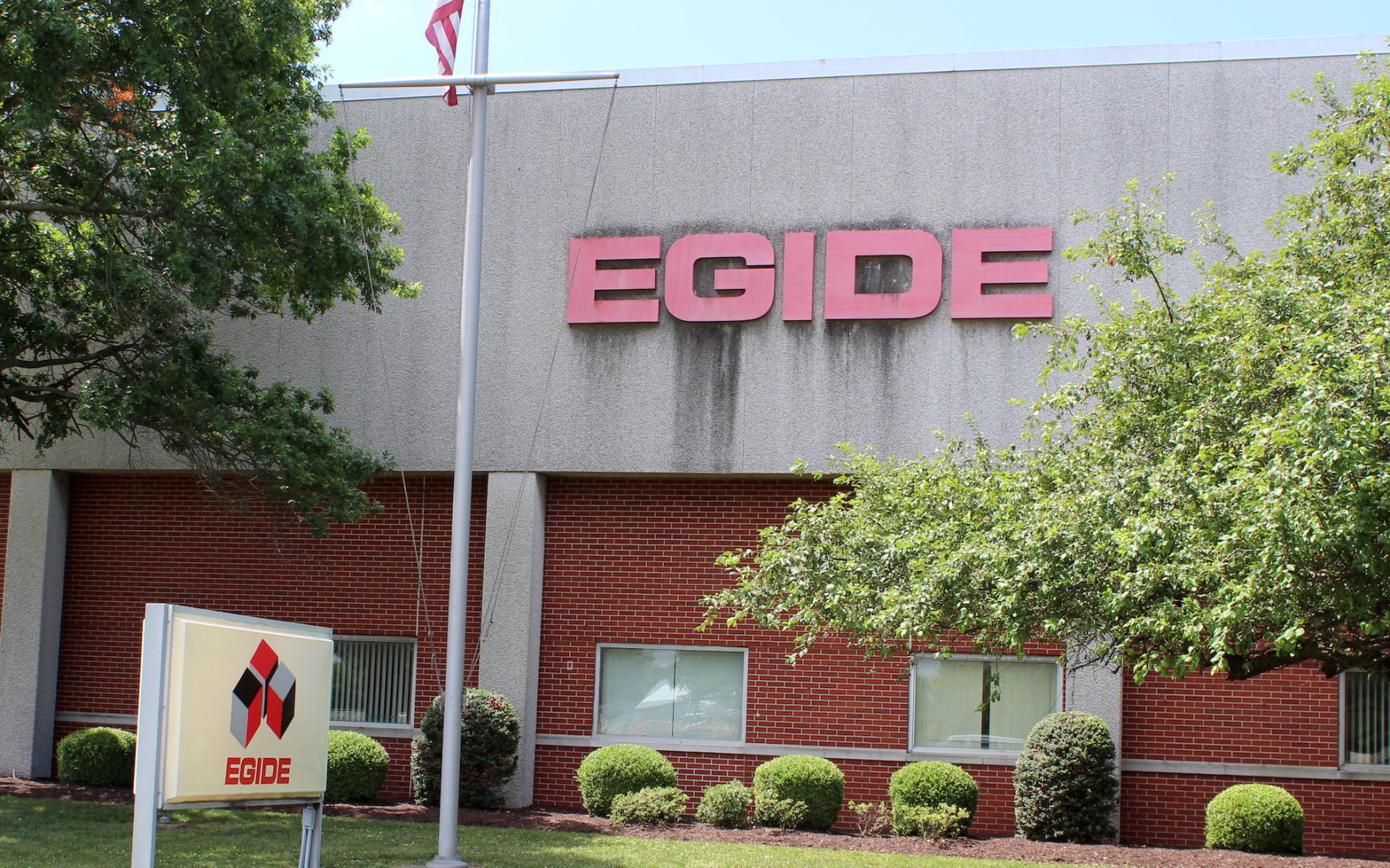 Front of Egide Building